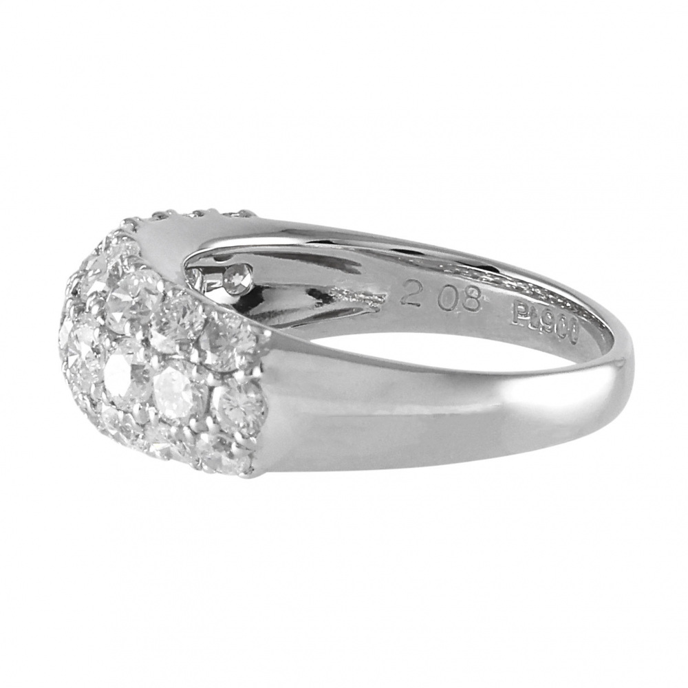 ダイヤモン　プラチナリング プラチナ900 ダイヤモンド リング J353933 | ユキザキセレクトジュエリー