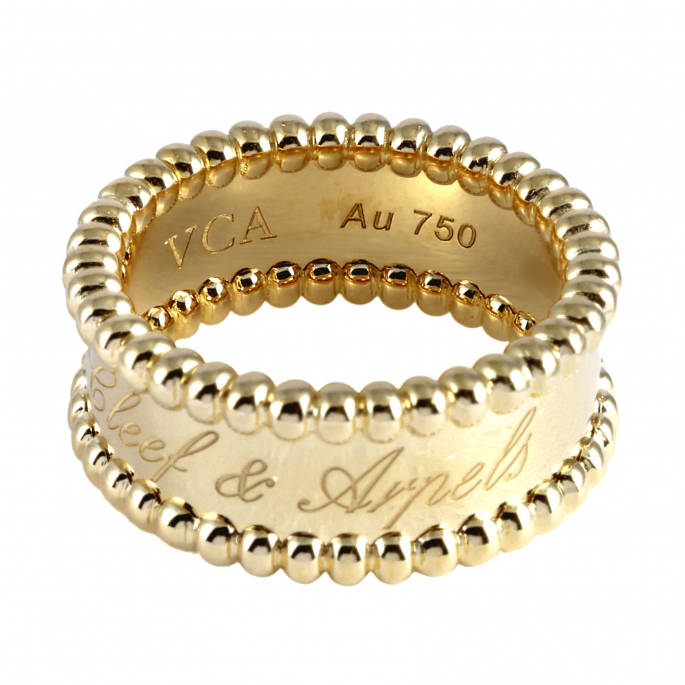 ヴァンクリーフ&アーペル ペルレシニアチュール リングYG 54 ヴァンクリーフ&アーペル ペルレシニアチュール リングYG 54