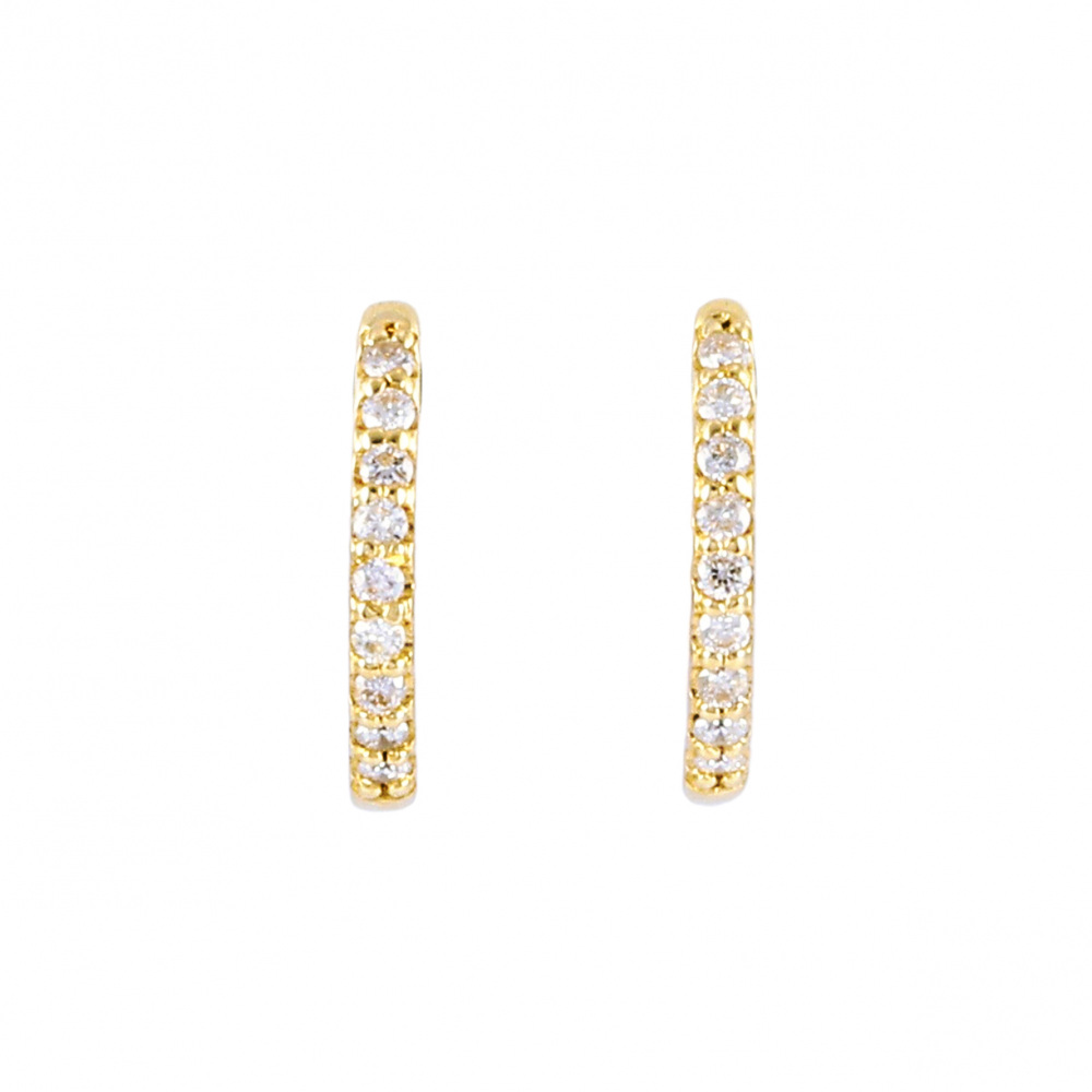 K18イエローゴールド ダイヤモンド ピアス J354174 | ユキザキセレクト