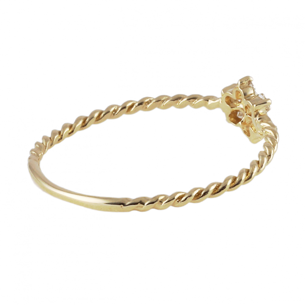 K18イエローゴールド ダイヤモンド リング J354669 | ユキザキセレクト