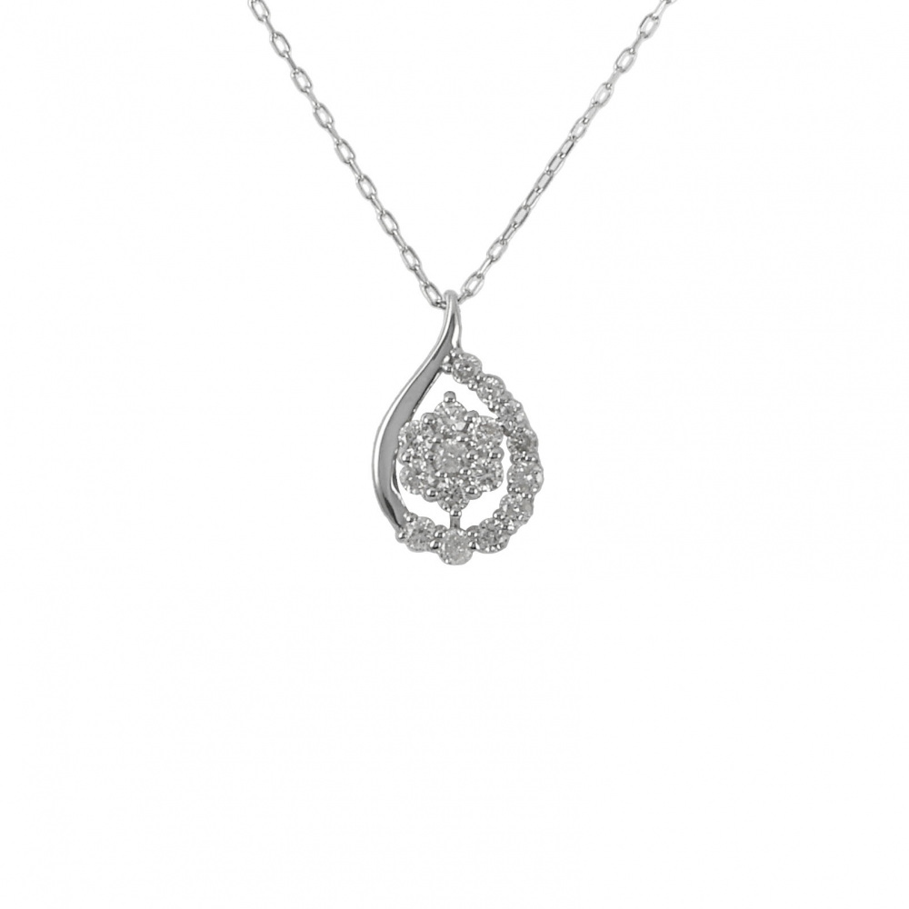 プラチナ850 プラチナ900 ダイヤモンド ネックレス J355408 | ユキザキ