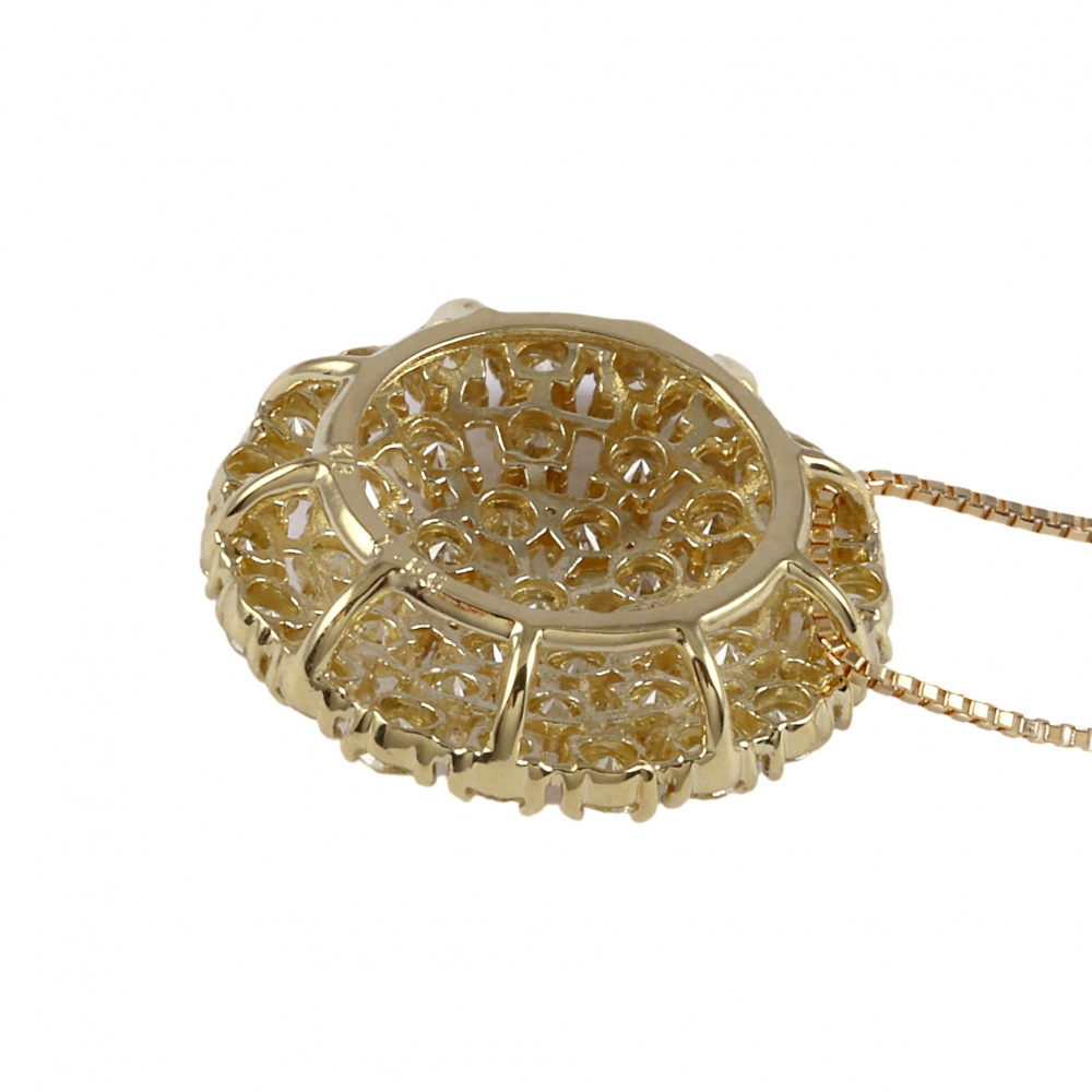 K18イエローゴールド ダイヤモンド ネックレス J355716 | ユキザキ