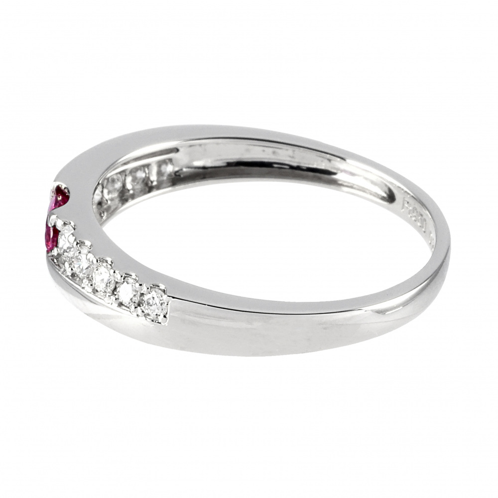 プラチナ950 ルビー ダイヤモンド リング J356279 | ユキザキセレクト