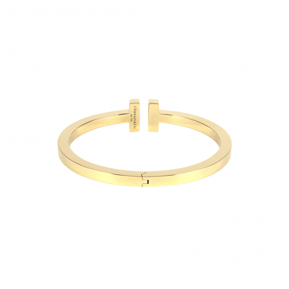 Tiffany & Co. バングル 中古] ティファニー ティファニー T スクエア XL 6001073