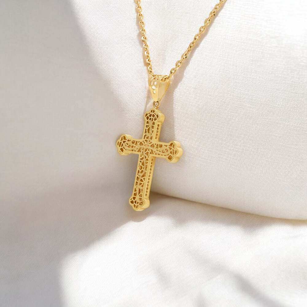 新品] ユキザキセレクトジュエリー クロス TH4302YG ネックレス