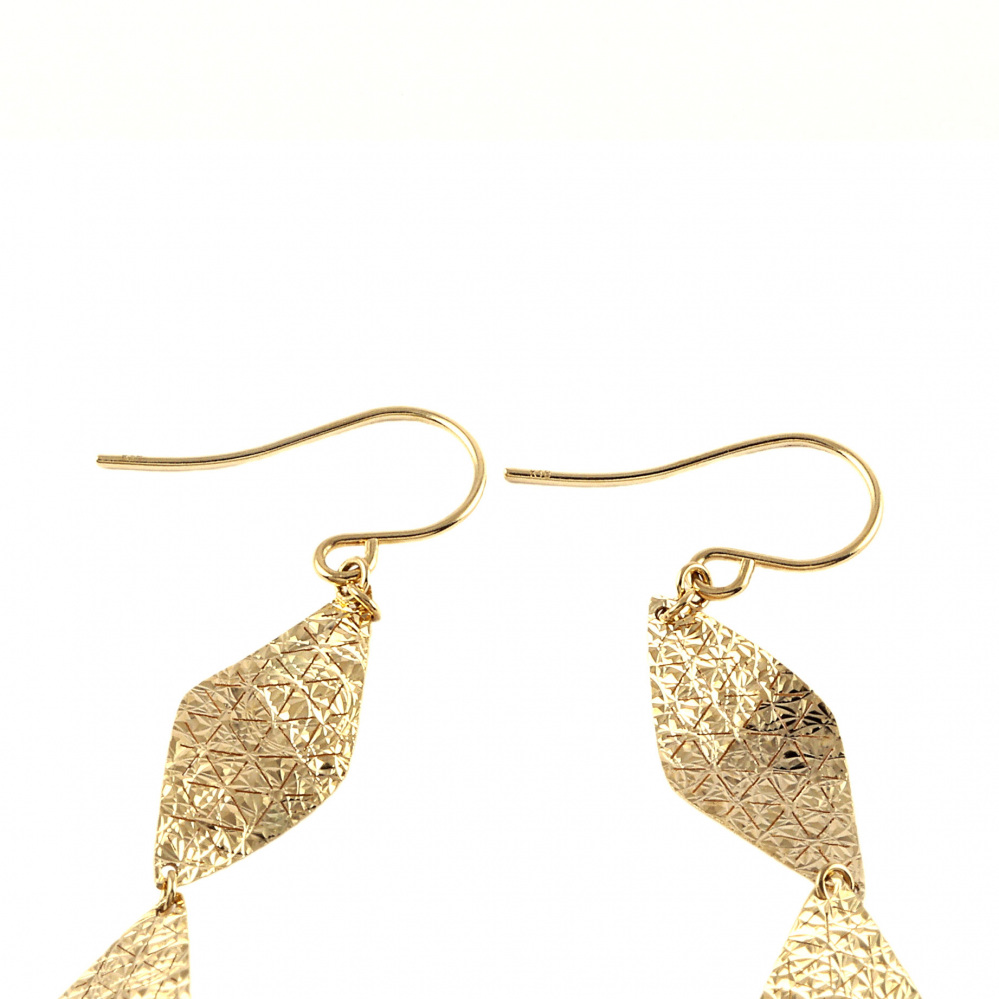 K18イエローゴールド ジガネ ピアス J357341 | ユキザキセレクトジュエリー