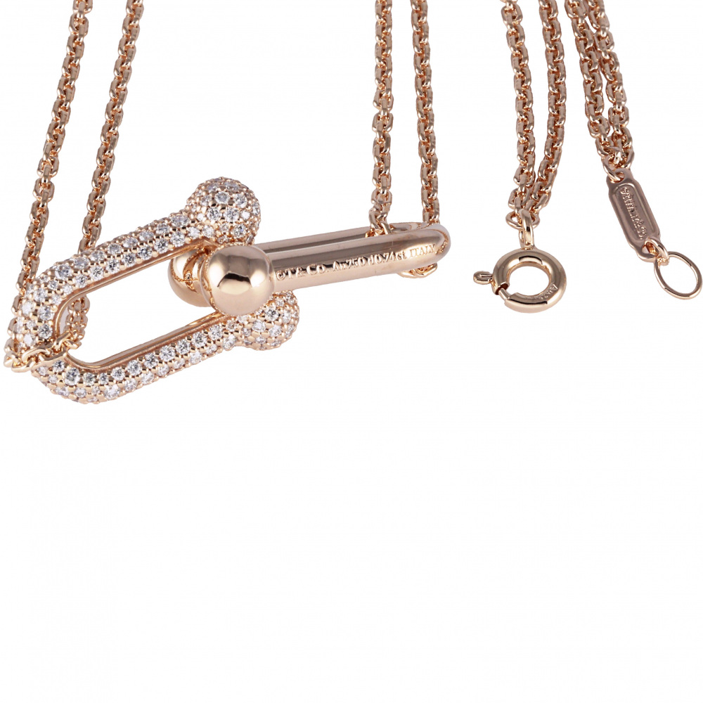 ティファニー　ネックレス　純正 Tiffany&Co. ティファニー ダブル センチメンタルハート