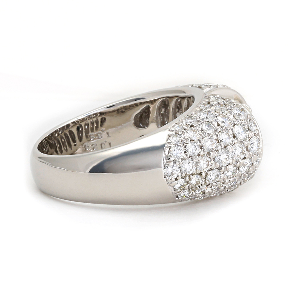 プラチナ　ダイヤモンド リング 12号 ダイアモンド リング プラチナ サイズ12号 鑑定書付き 中央宝研鑑定