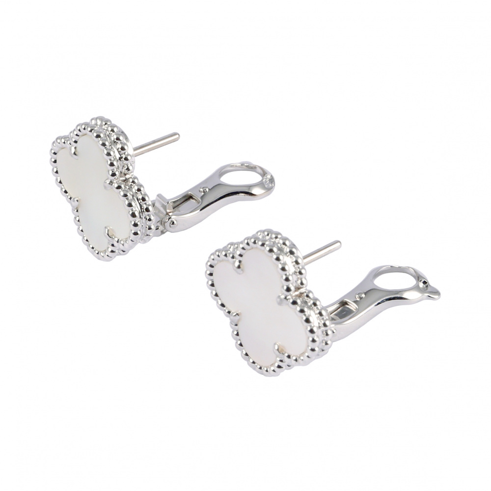 アルハンブラ ☆ ピアス 中古] ヴァンクリーフ&アーペル ヴィンテージアルハンブラ VCARF48600