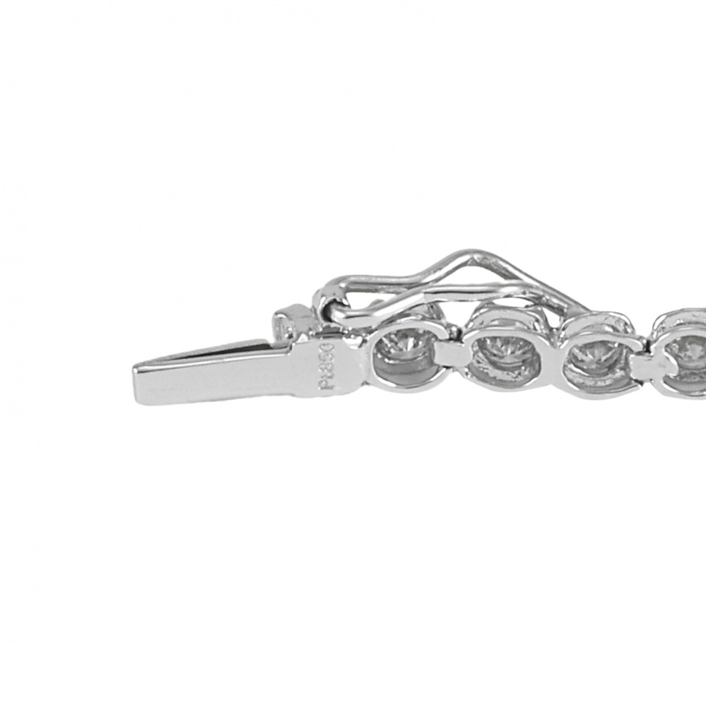 プラチナ900 プラチナ850 ダイヤモンド テニス ブレスレット J360896