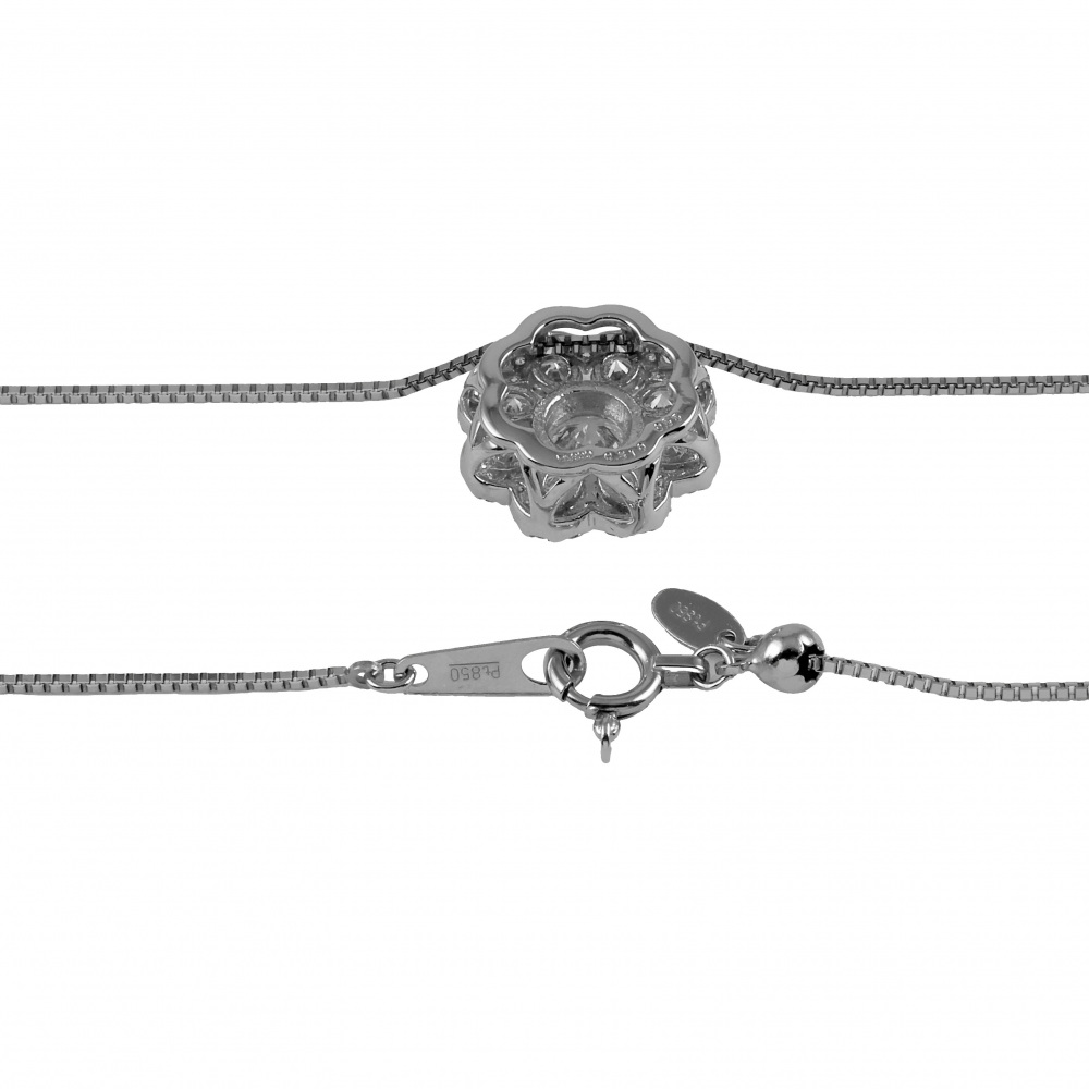 プラチナ900 850 天然ダイヤモンド 0,20ct 　ネックレス プラチナ900 プラチナ850 ダイヤモンド クロス ネックレス J344457