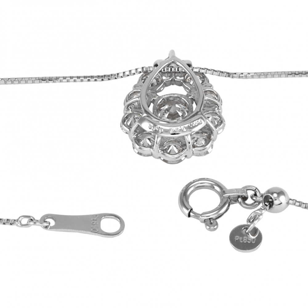 プラチナ900 プラチナ850 ダイヤモンド ネックレス J360911 | ユキザキ