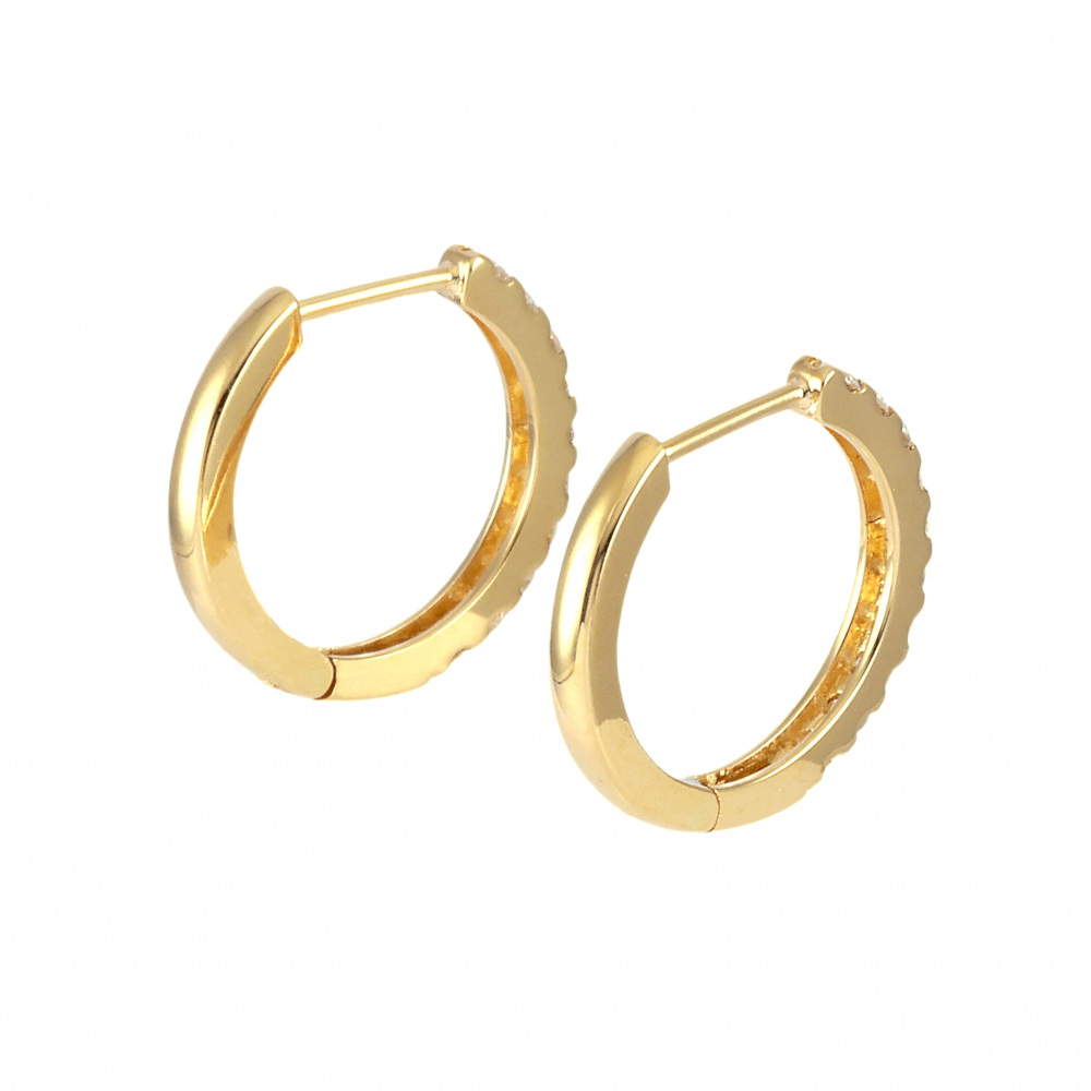 K18イエローゴールド ダイヤモンド ピアス J362266 | ユキザキセレクト