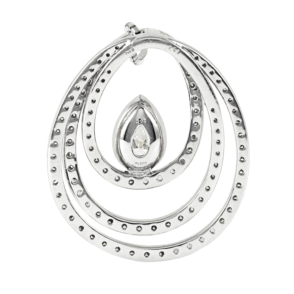 PT900 PT850 ダイヤモンド ネックレス J362686 | ユキザキセレクト