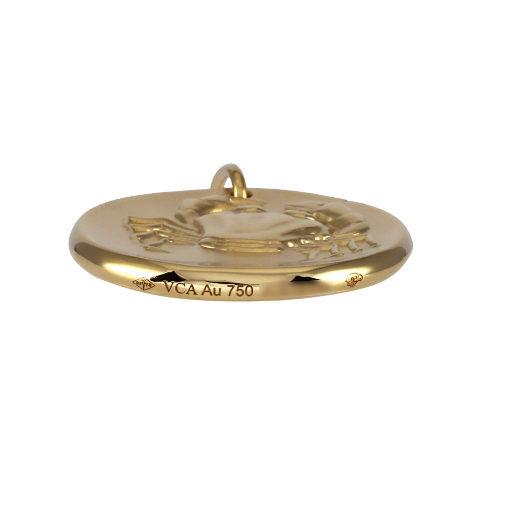 Van Cleef & Arpels ゾディアック メダル カンクリ (蟹座) ゾディアック メダル カンクリ (蟹座) 18K イエローゴールド