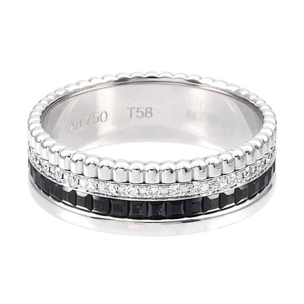 ブシュロン　キャトルリング　ブラック　21号　スモール QUATRE BLACK EDITION キャトル ブラック | ダイヤモンド リング