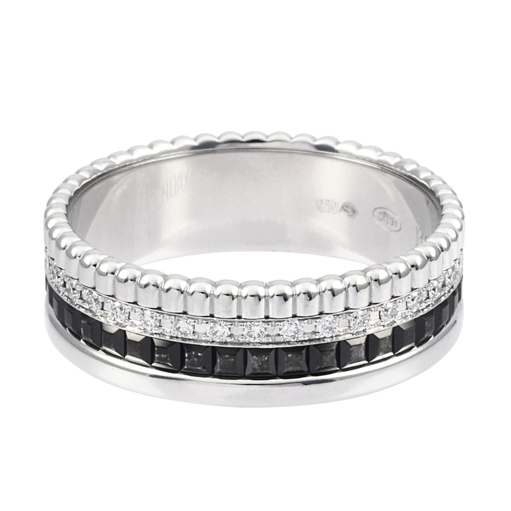 中古] ブシュロン キャトルブラック ダイヤモンド リング スモール