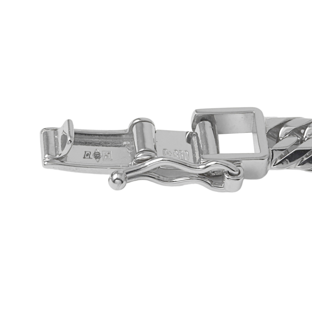 プラチナ850 喜平 ネックレス トリプル12面 約50cm 約50.38g J364601