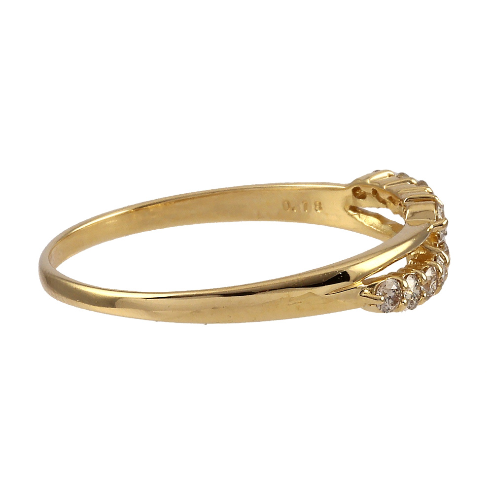 K18イエローゴールド ダイヤモンド リング J364663 | ユキザキセレクト