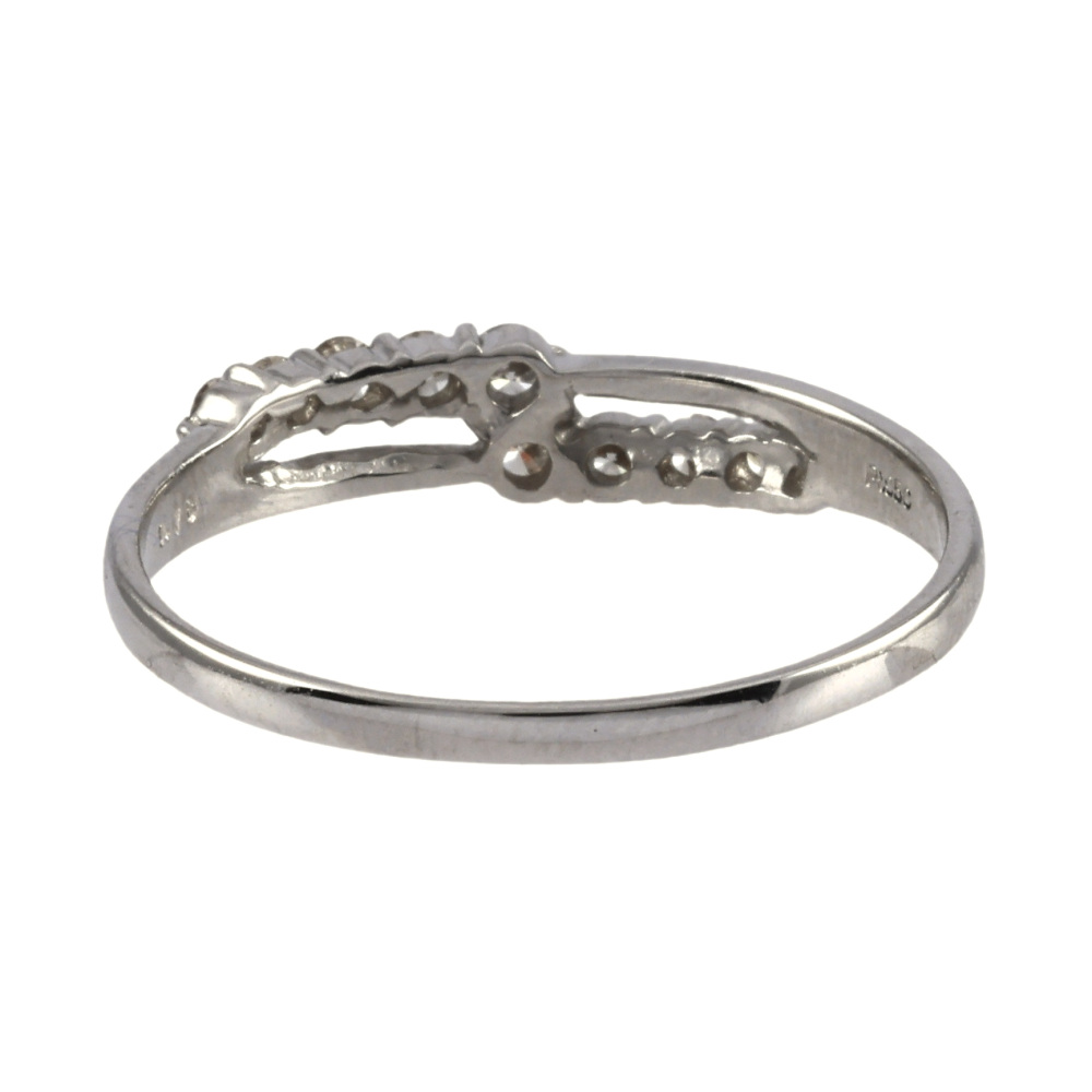 ダイヤモンドリング プラチナ リング プラチナ900 ダイヤモンド0.08ct(一粒ダイヤモンド