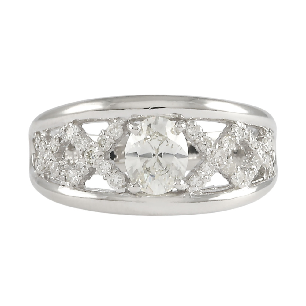 プラチナ900 ダイヤモンド リング J368501 | ユキザキセレクトジュエリー