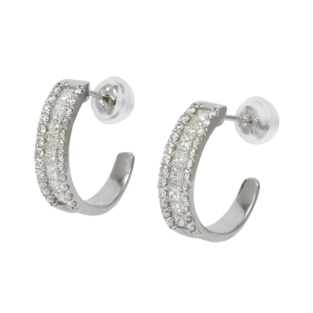 pt900ダイヤモンドピアス プラチナ900 ダイヤモンド ピアス J368838 | ユキザキセレクトジュエリー