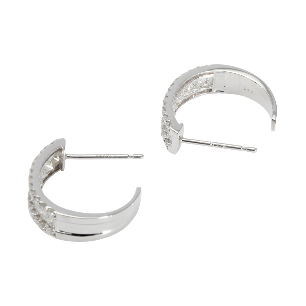 プラチナ900 ダイヤモンド ピアス J368838 | ユキザキセレクトジュエリー