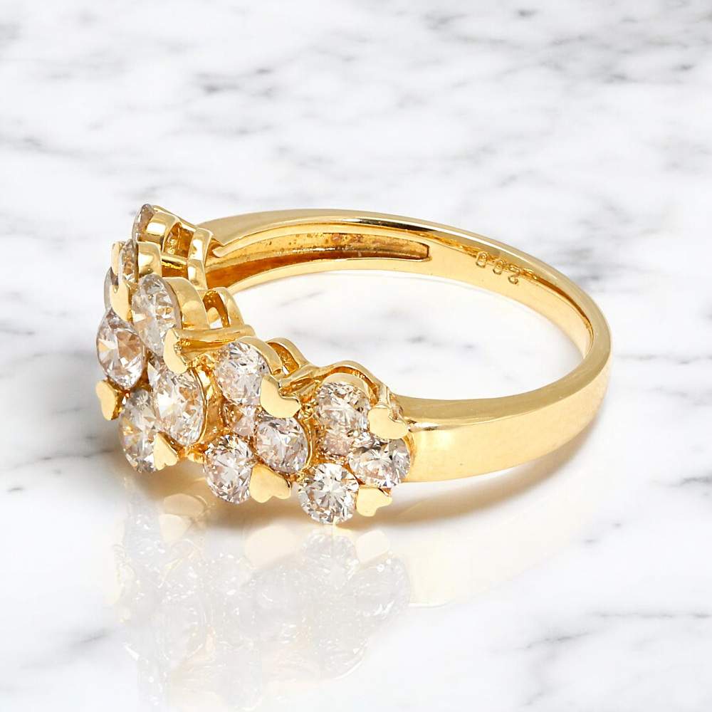 K18イエローゴールド ダイヤモンド リング J369358 | ユキザキセレクト