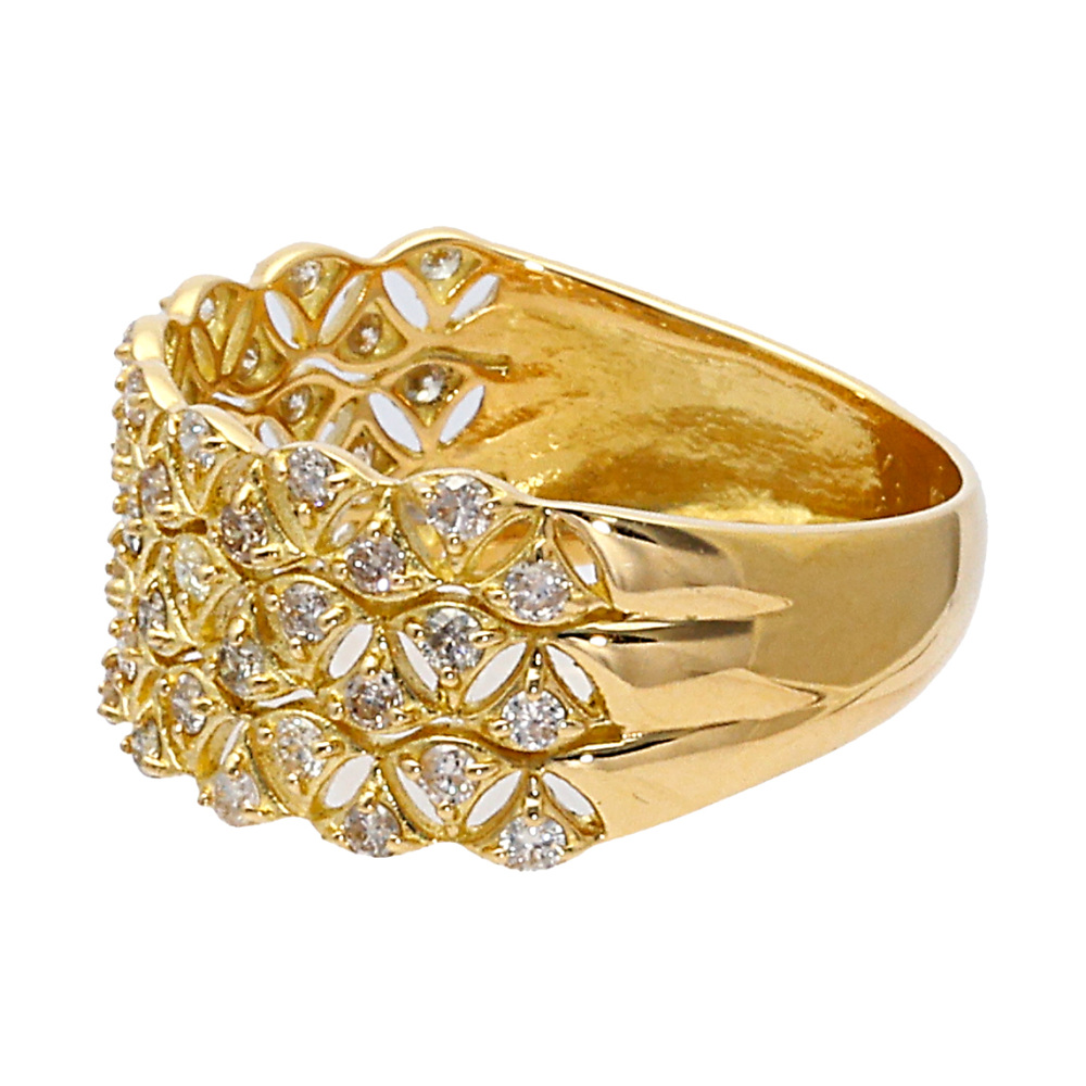 K18イエローゴールド ダイヤモンド リング J369366 | ユキザキセレクト