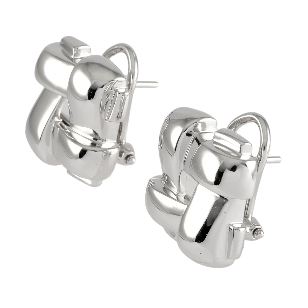 TIFFANY ティファニー メッシュ ピアス ダイヤ 極美中古 クリーニング
