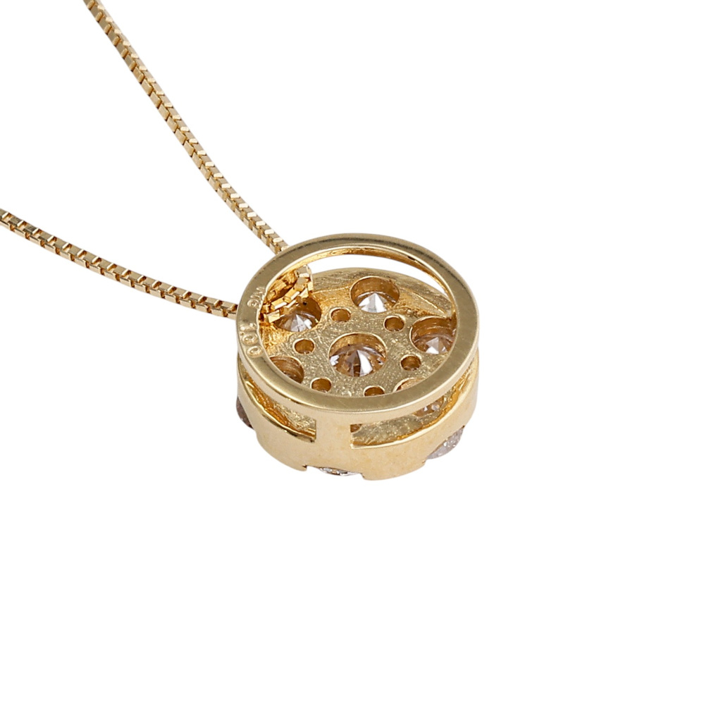 K18 ネックレス 金 K18イエローゴールド ダイヤモンド ネックレス J371673 | ユキザキ