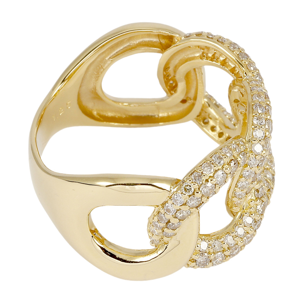 K18イエローゴールド ダイヤモンド リング J373466 | ユキザキセレクト