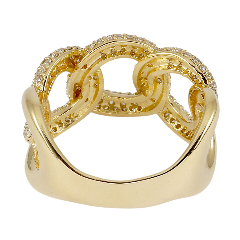 K18イエローゴールド ダイヤモンド リング J373466 | ユキザキセレクト