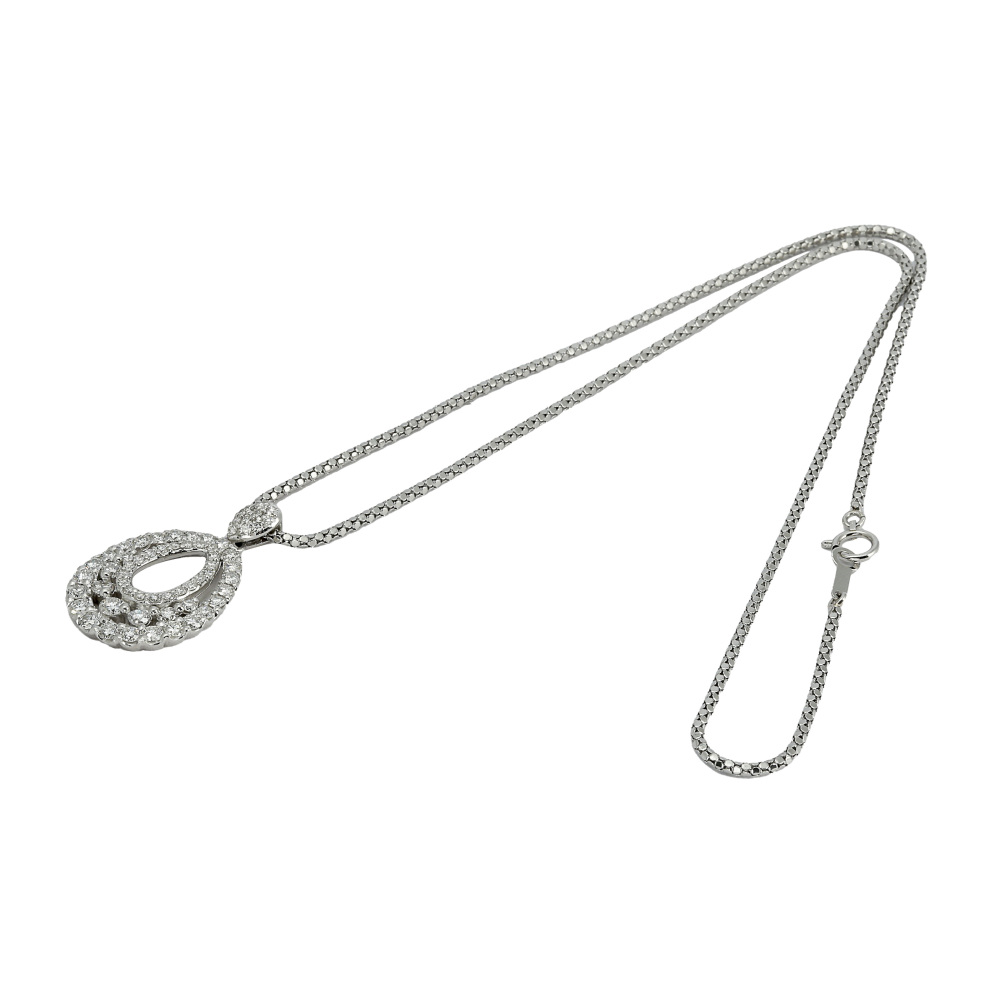 プラチナ850 プラチナ900 ダイヤモンド ネックレス J374173 | ユキザキ