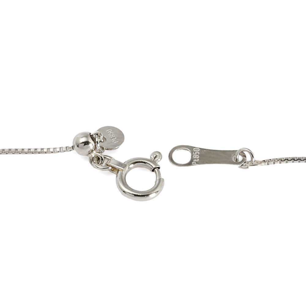 ゆきざきネックレス Pt900プラチナ ダイヤ0.20ct プラチナ900 
