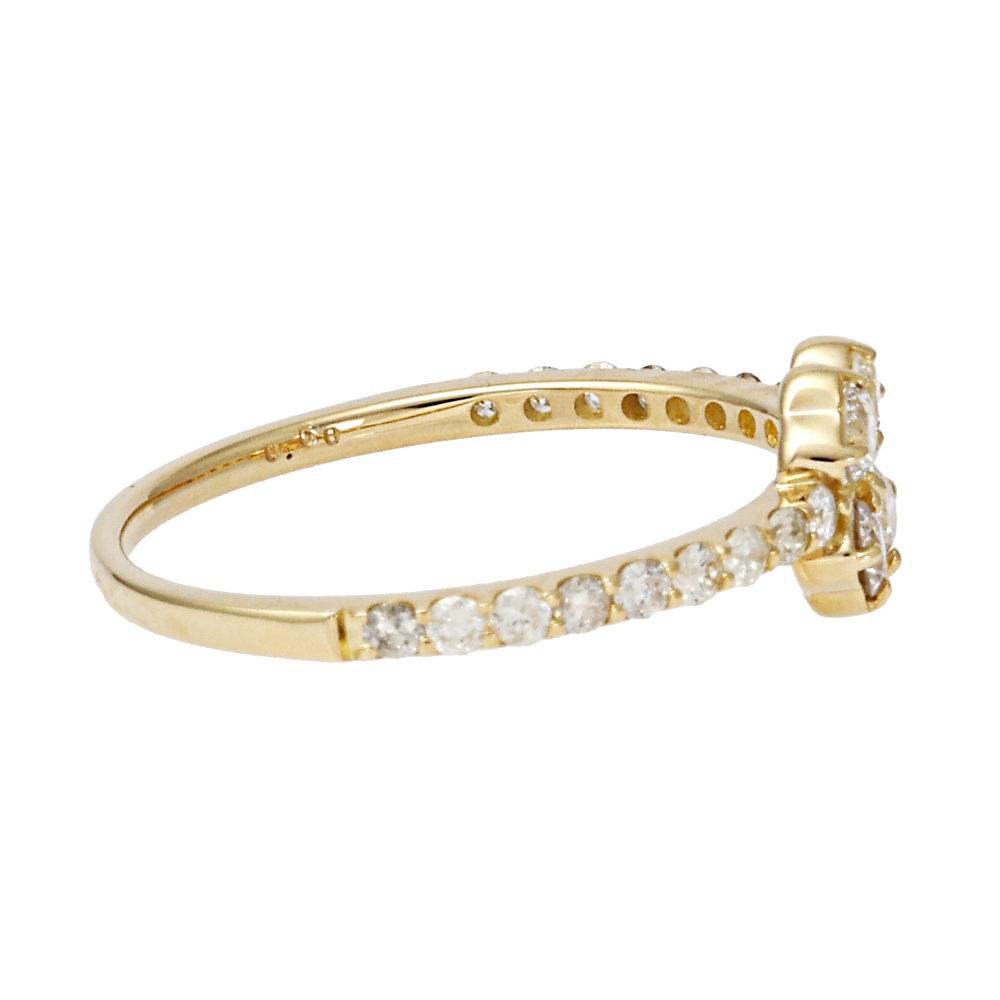 K18イエローゴールド ダイヤモンド リング J375053 | ユキザキセレクト