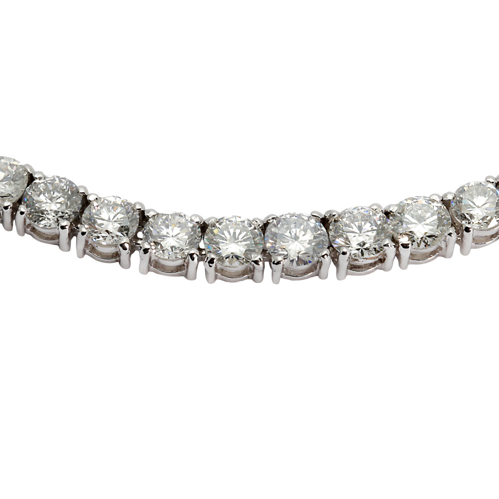 プラチナ850 プラチナ900 ダイヤモンド テニス ネックレス J375722