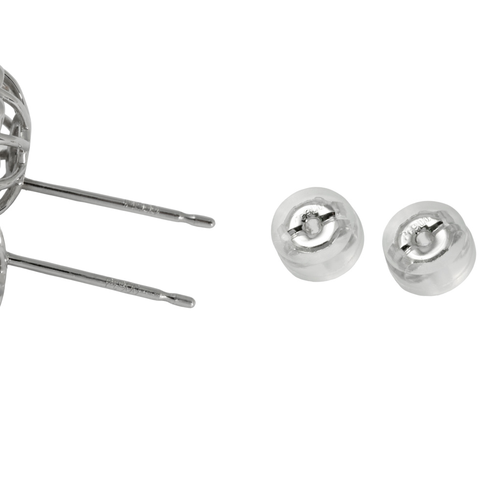 プラチナ900 ダイヤモンド ピアス J375724 | ユキザキセレクトジュエリー