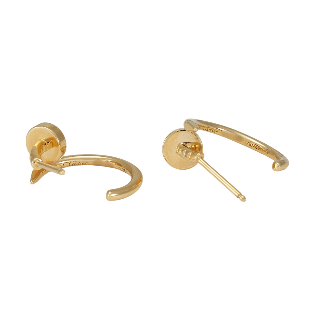 カルティエ ジュストアンクル ピアス YG 美品 カルティエ YGピアス ジュストアンクル ミニ｜ブランド買取なら