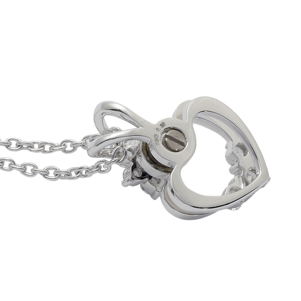 K18ホワイトゴールドネックレス K18ホワイトゴールド ダイヤモンド ネックレス J376435 | ユキザキ