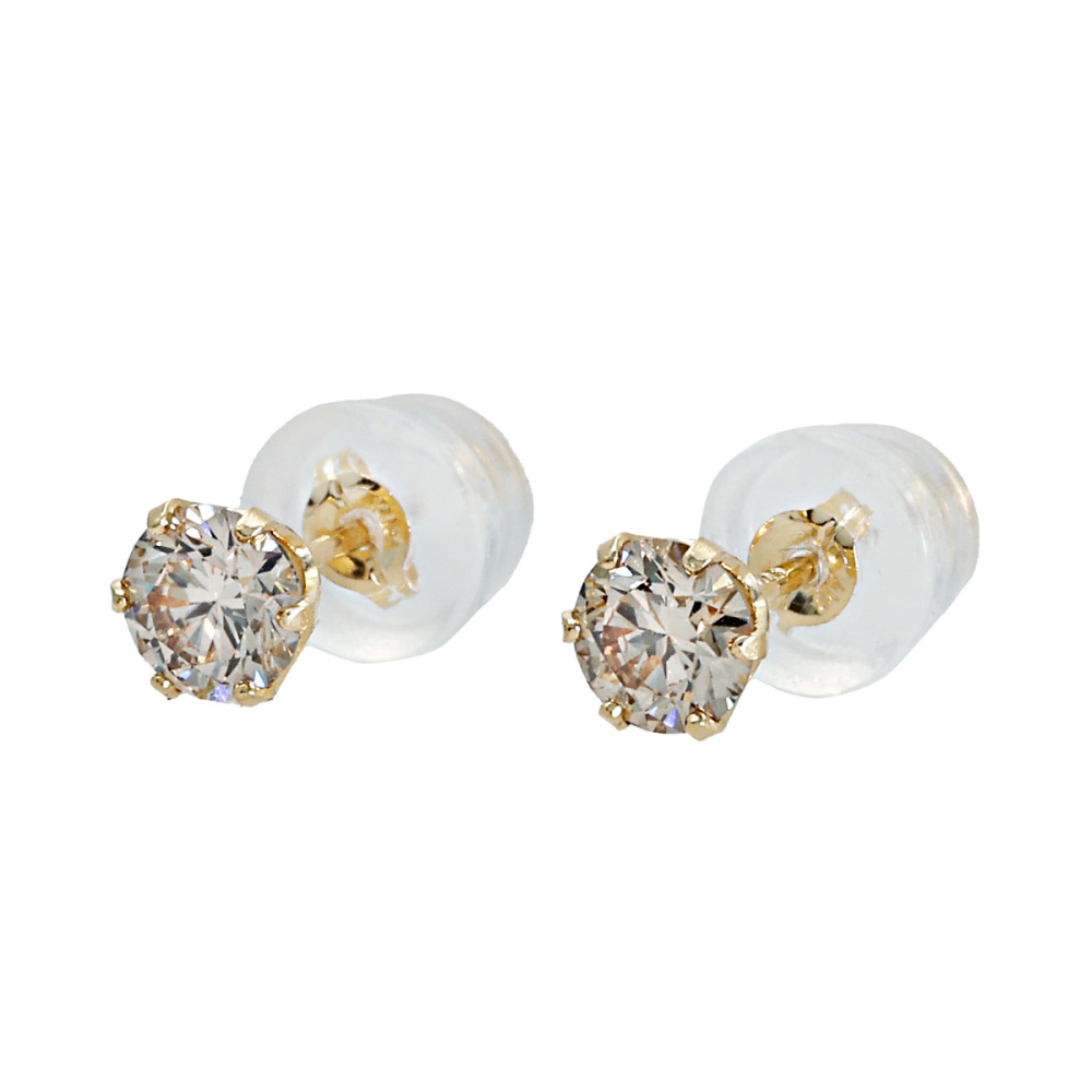 K18イエローゴールド ダイヤモンド ピアス J380842 | ユキザキセレクト