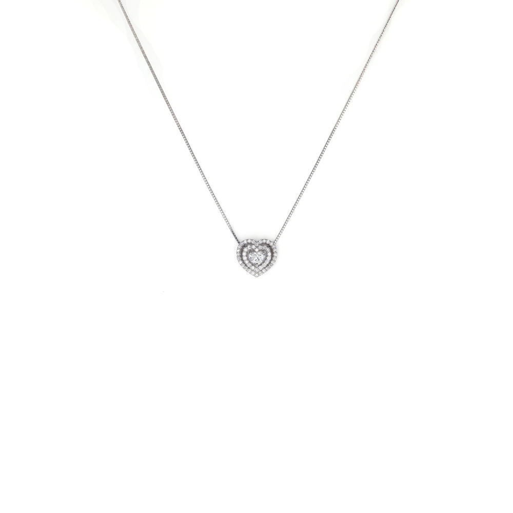 ダイヤモンド p t850/900プラチナ ネックレス ダイヤモンドクロスネックレス Pt850/900 プラチナ ダイヤ1.002ct