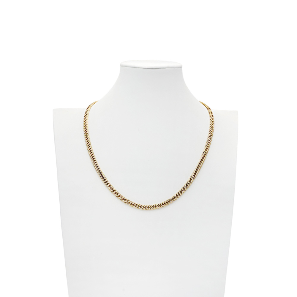 K18イエローゴールド ダイヤモンド 喜平 ネックレス トリプル12面 約