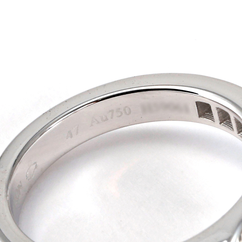 ブシュロン ピヴォワン ソリテール Au750 リング 16号 ブシュロン ピヴォワンヌ ソリテール リング 0.40ct #46【22668