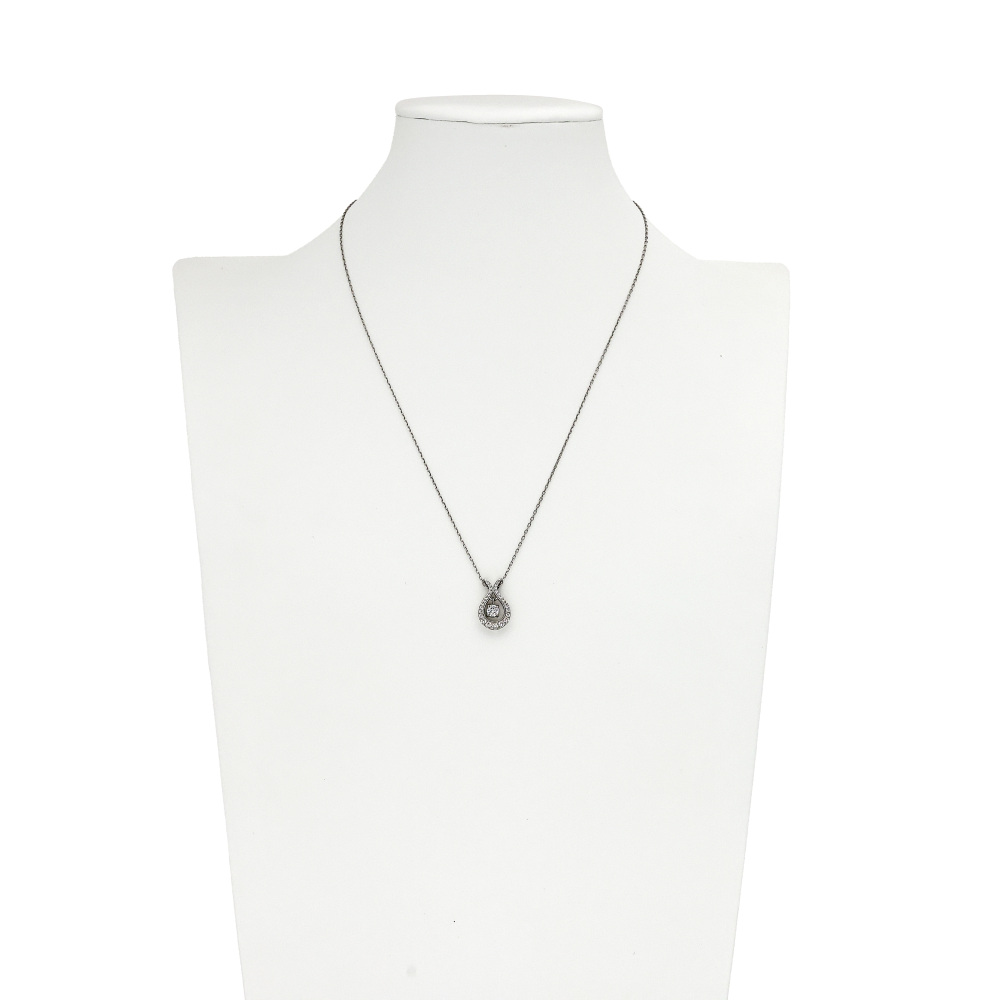 Platinum 950 Platinum 850 Diamond Necklace J385371 | Yukizaki
