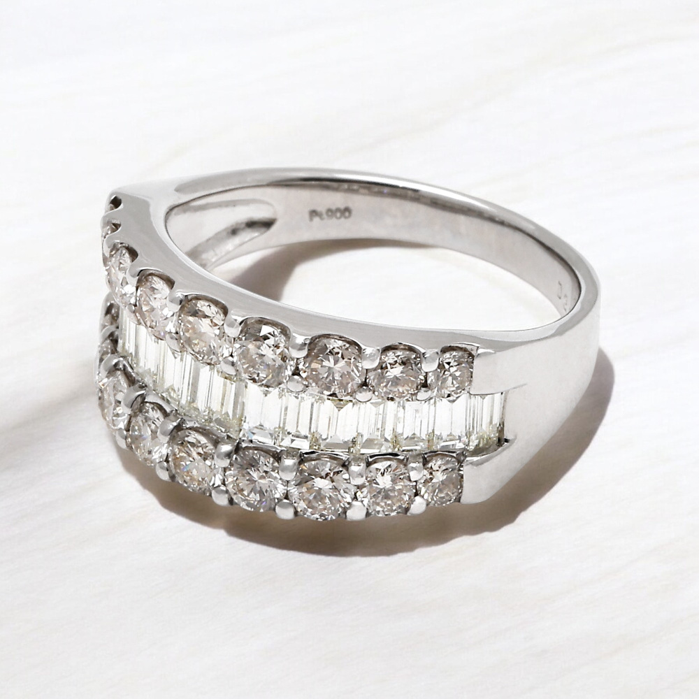 リング　プラチナ900 プラチナ900 ダイヤモンド リング J385458 | ユキザキセレクトジュエリー