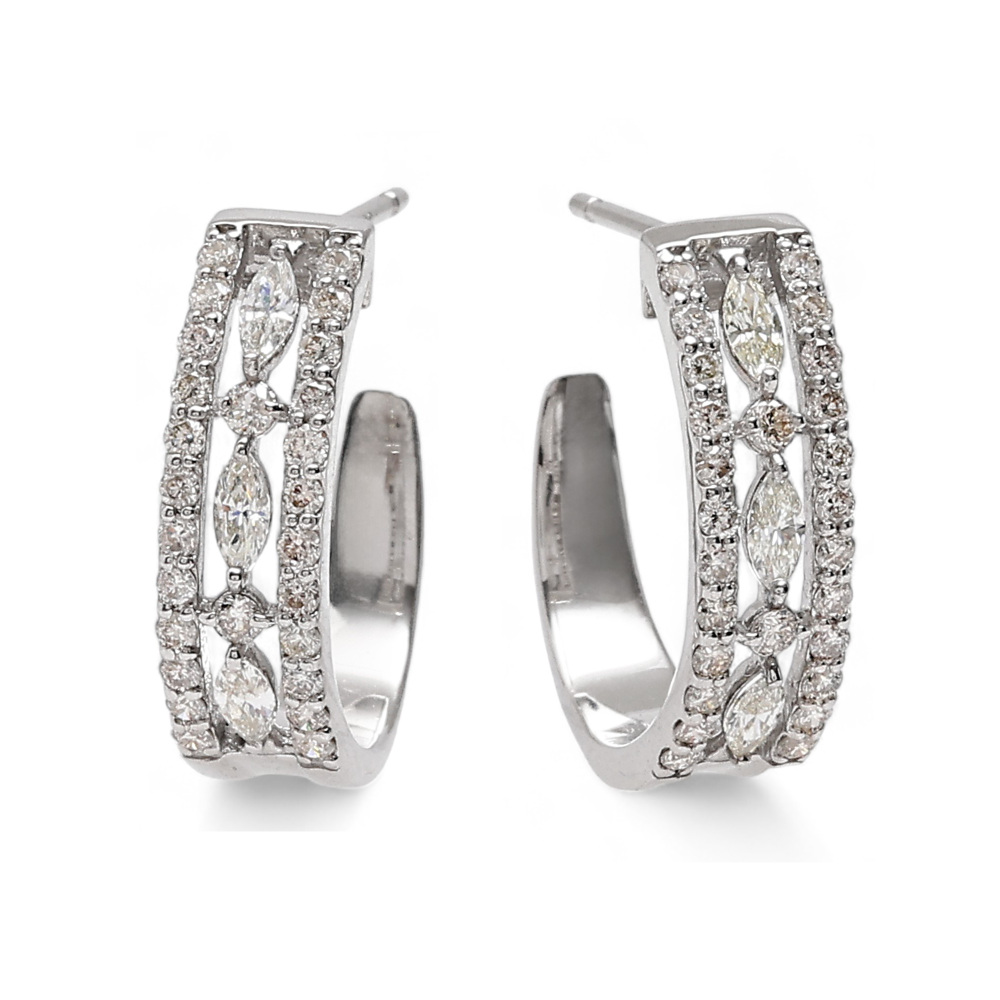 Pt900　ダイヤモンド　プラチナ　ピアス プラチナ900 ダイヤモンド ピアス J385480 | ユキザキセレクトジュエリー