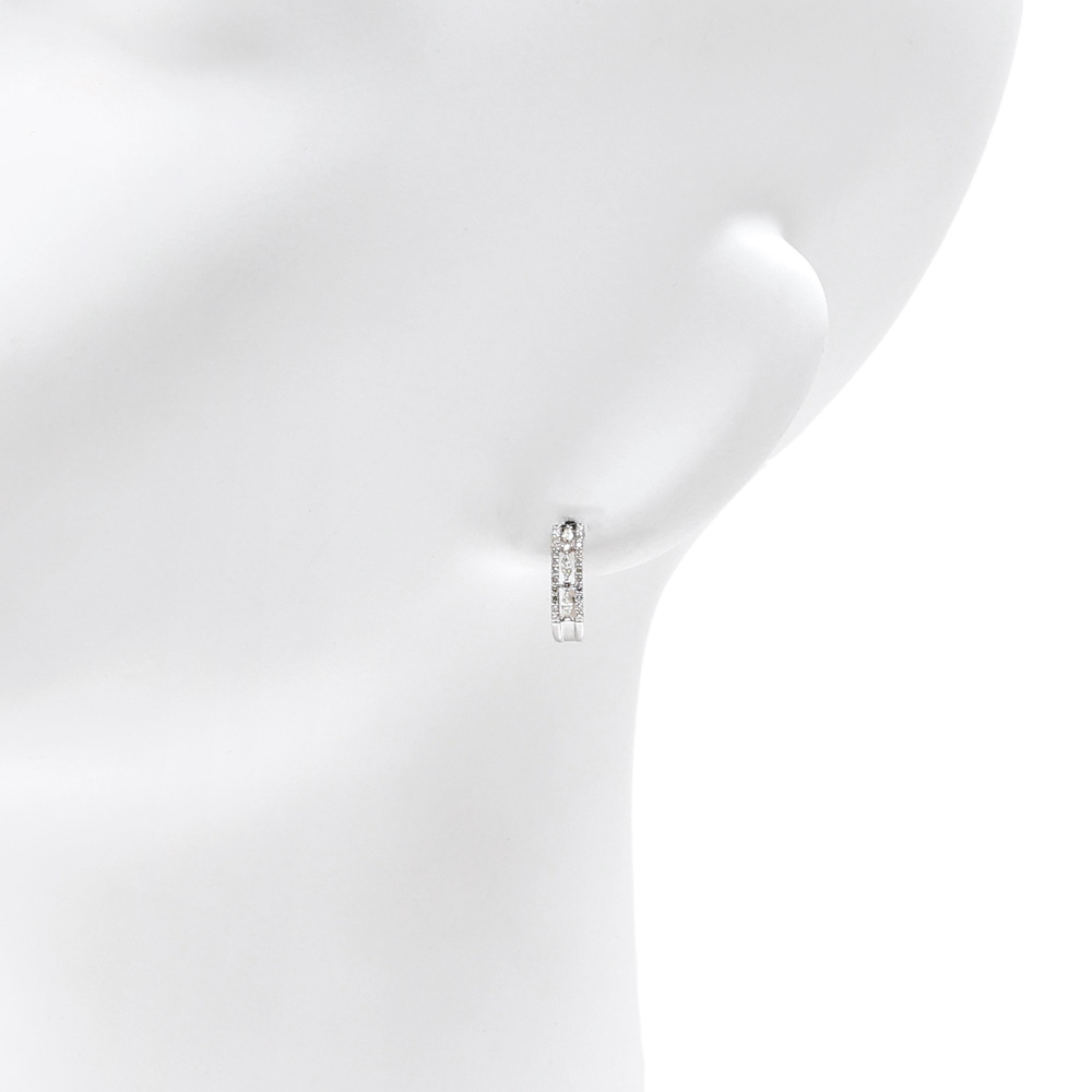 プラチナ900 ダイヤモンド ピアス J385480 | ユキザキセレクトジュエリー