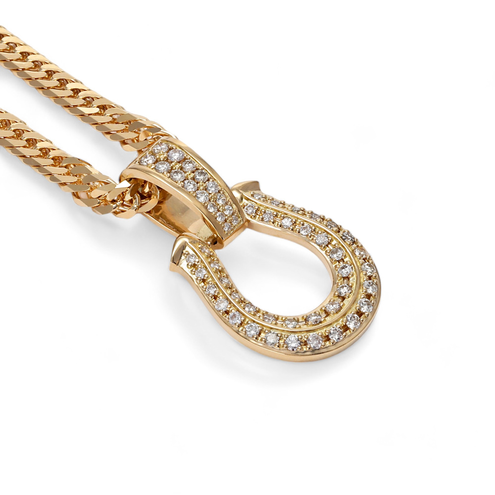 K18イエローゴールド ダイヤモンド ネックレス J385839 | ユキザキ