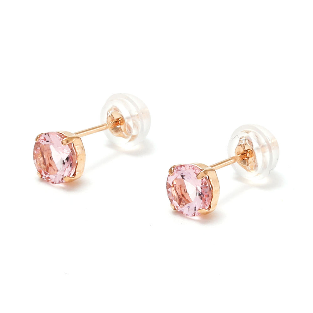 K18ピンクゴールド モルガナイト ピアス J385929 | ユキザキセレクト